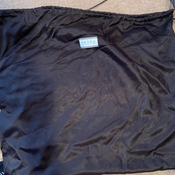 💯Auth PRADA Paglia Vitello Danio Large Raffia Style Straw Bag - Picture 14 of 14